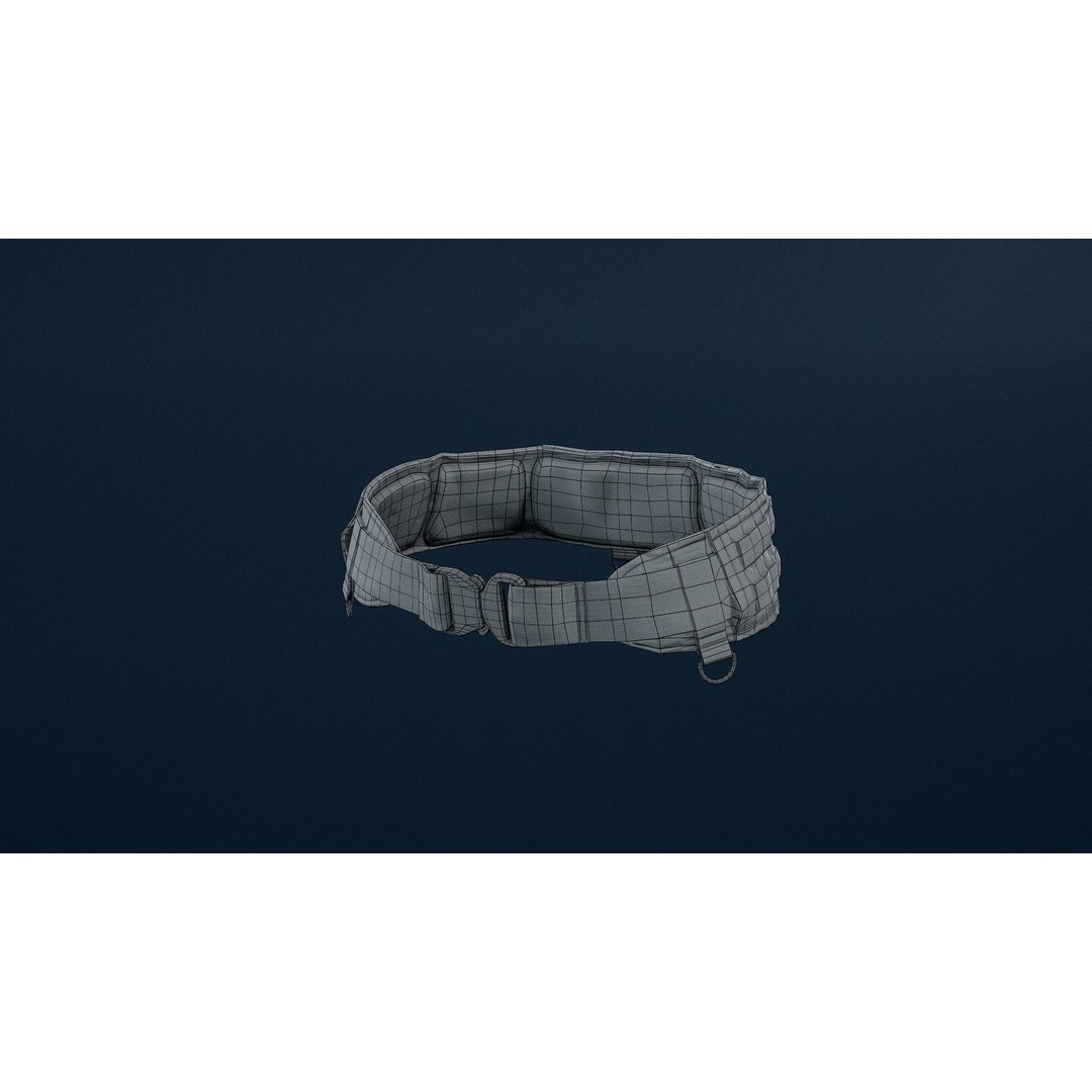 SC-11 Warbelt 3D Model – Low Poly Rigged Game Asset, FBX - View 27