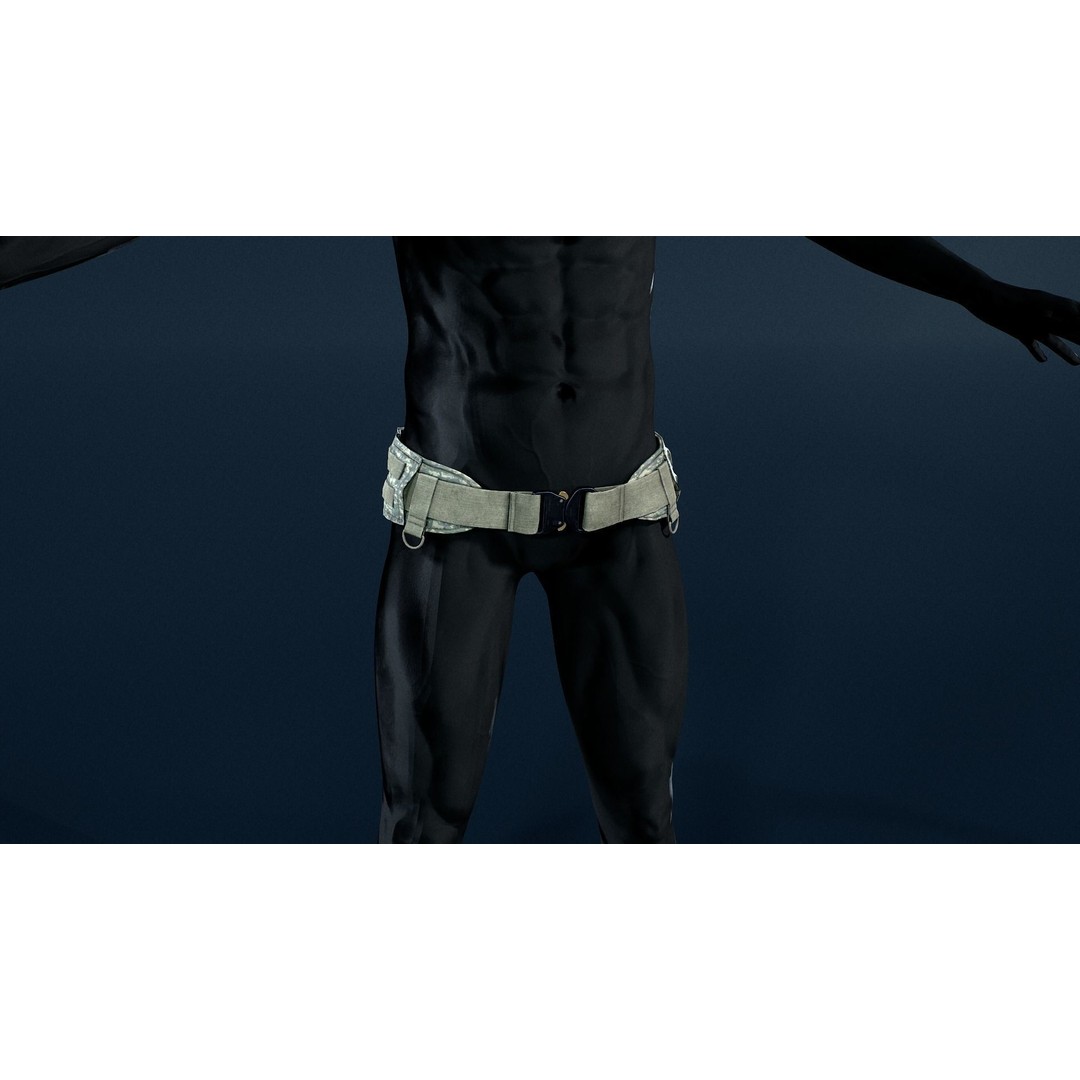SC-11 Warbelt 3D Model – Low Poly Rigged Game Asset, FBX - View 6