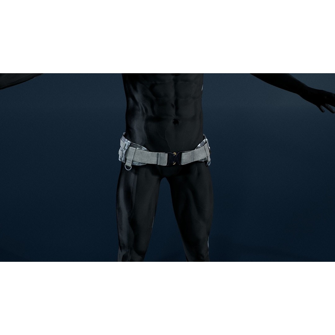 SC-11 Warbelt 3D Model – Low Poly Rigged Game Asset, FBX - View 7