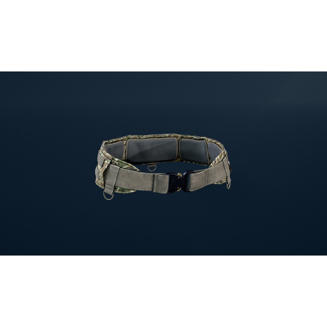 SC-11 Warbelt 3D Model – Low Poly Rigged Game Asset, FBX - View 9