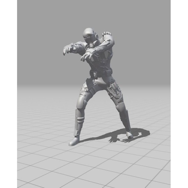Soldier 3D Model – Low Poly Game Ready Character, FBX, Blender