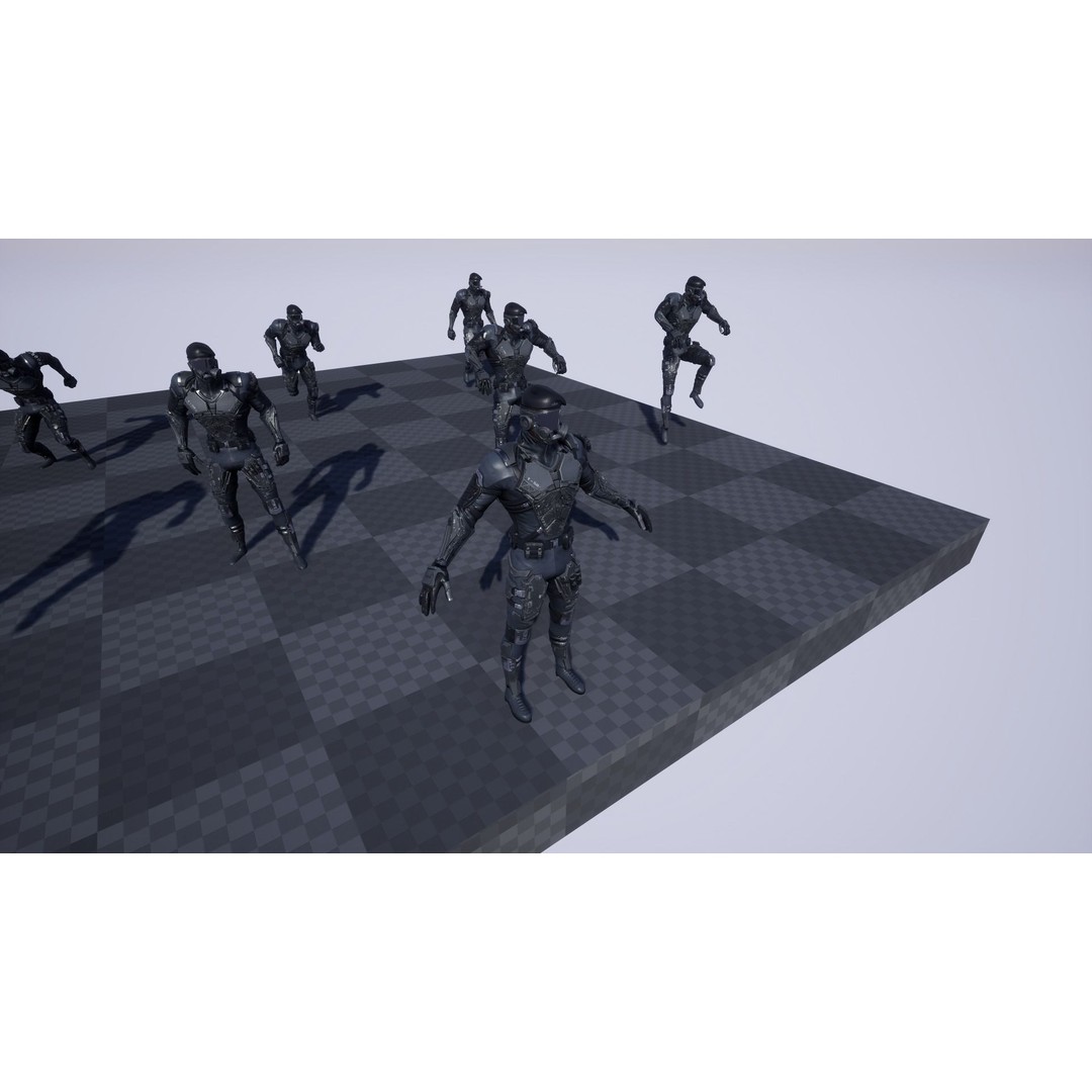 Soldier 3D Model – Low Poly Game Ready Character, FBX, Blender - View 25
