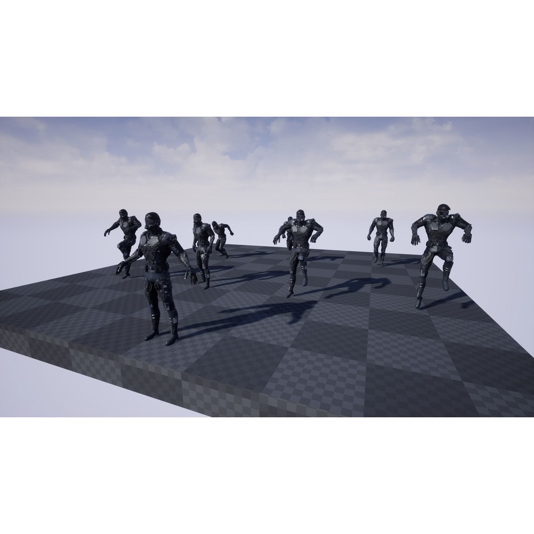 Soldier 3D Model – Low Poly Game Ready Character, FBX, Blender - View 27