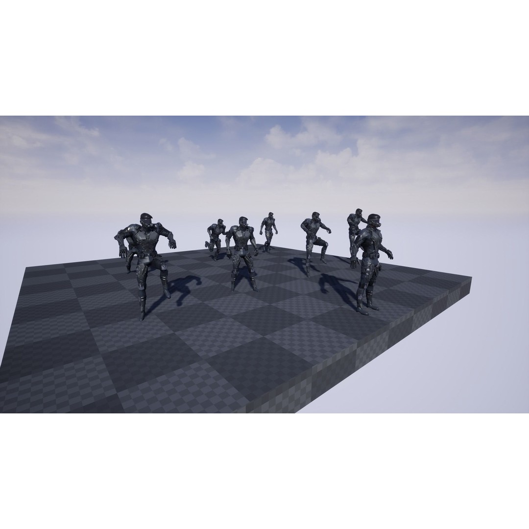 Soldier 3D Model – Low Poly Game Ready Character, FBX, Blender - View 28