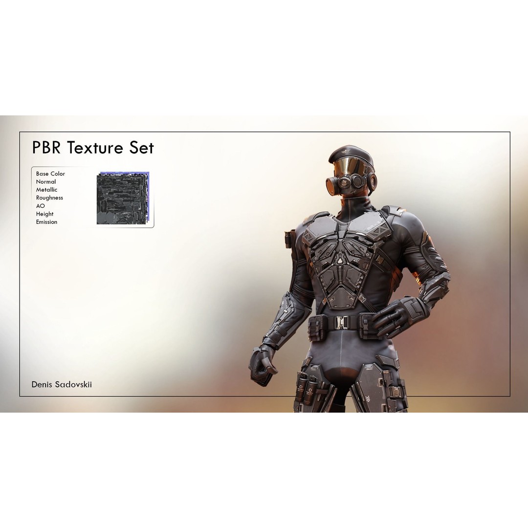 Soldier 3D Model – Low Poly Game Ready Character, FBX, Blender - View 5