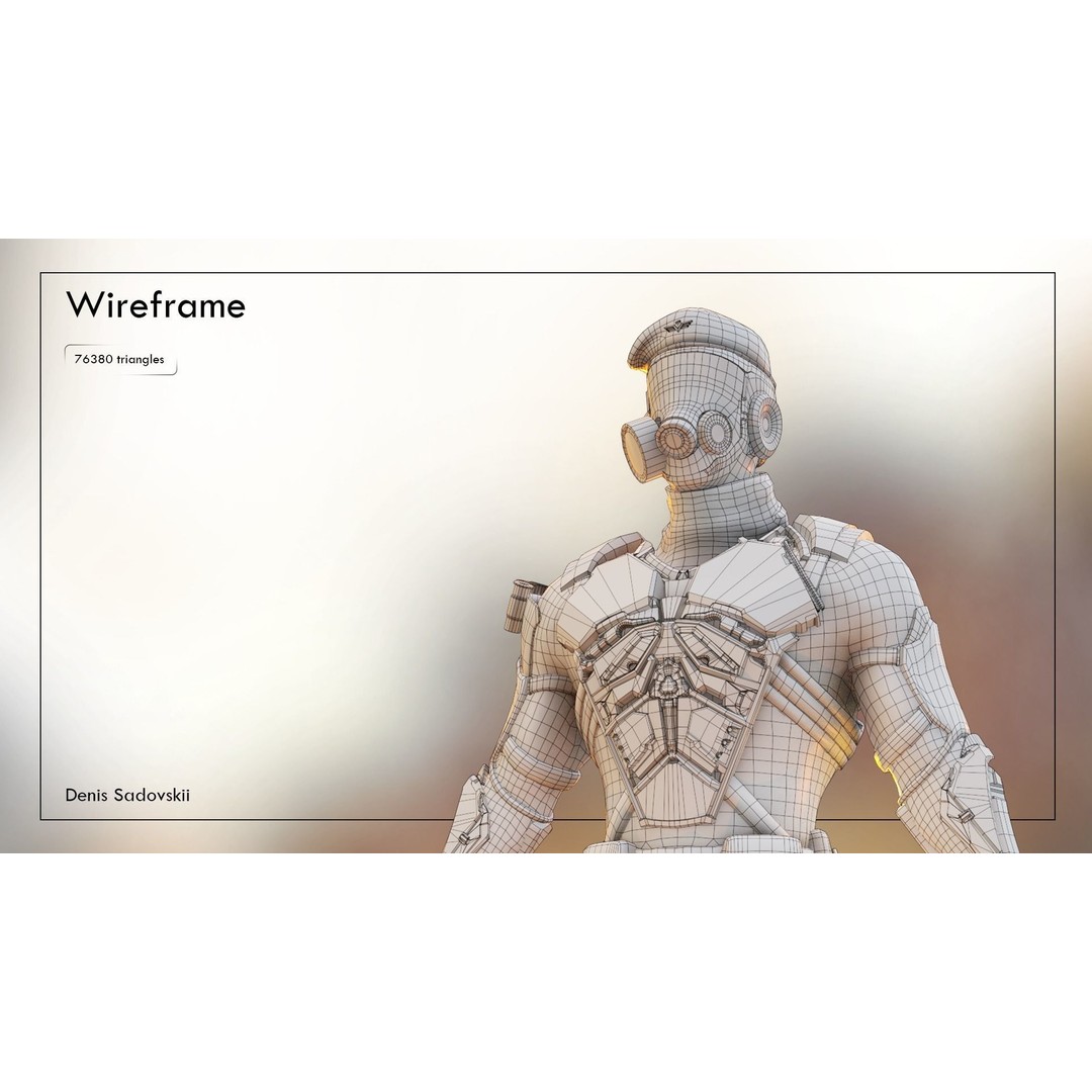 Soldier 3D Model – Low Poly Game Ready Character, FBX, Blender - View 6