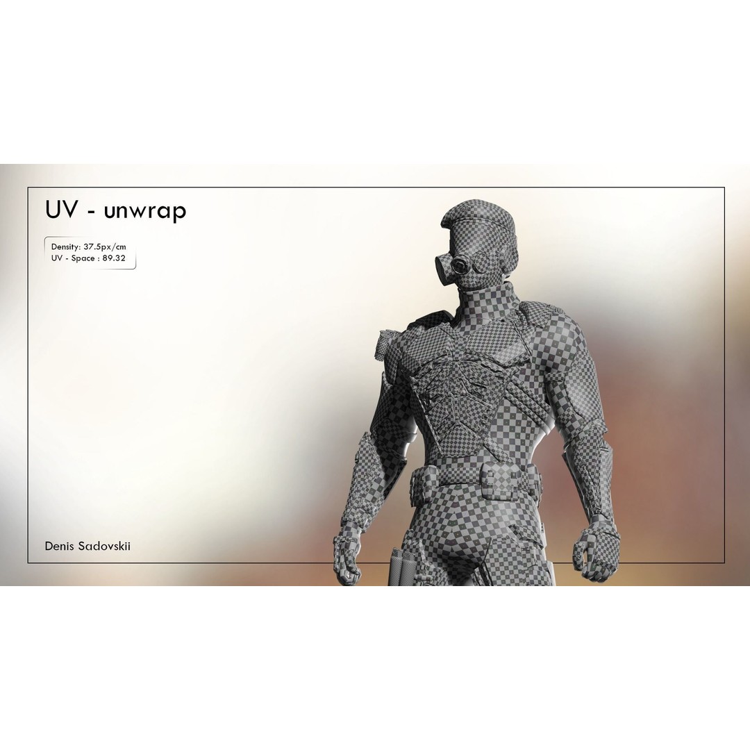 Soldier 3D Model – Low Poly Game Ready Character, FBX, Blender - View 8