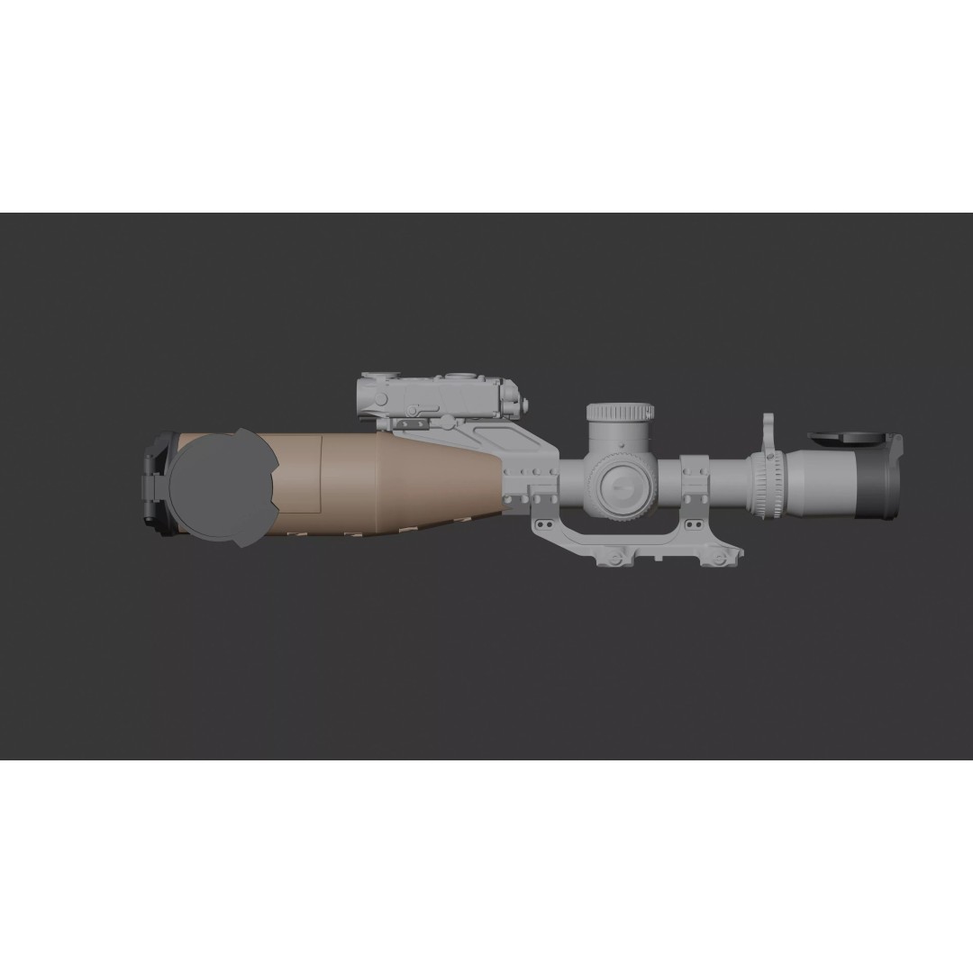 Vortex Razor HD Gen III 3D Model – Low Poly PBR Optic Mounts - View 37