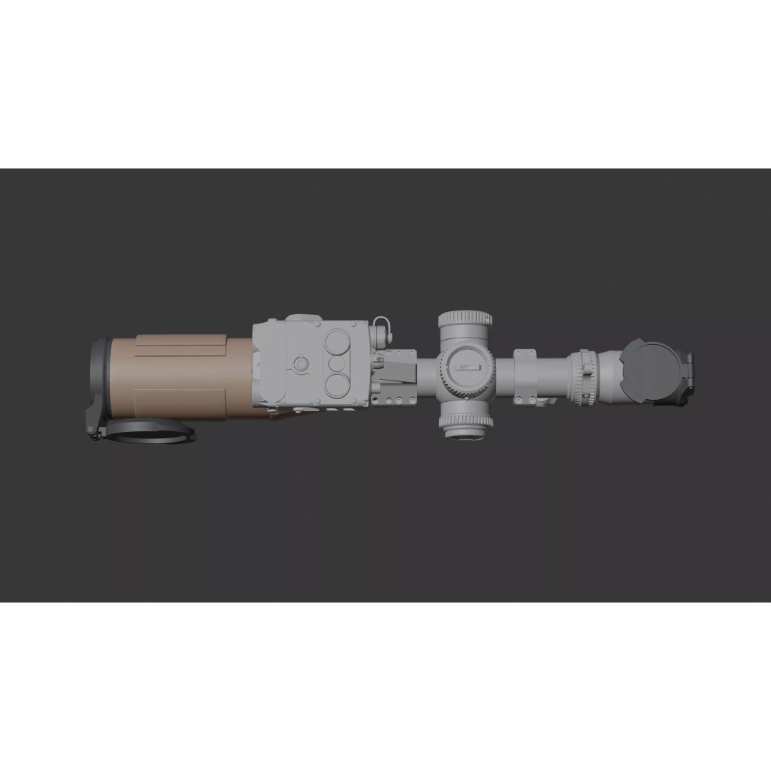 Vortex Razor HD Gen III 3D Model – Low Poly PBR Optic Mounts - View 40
