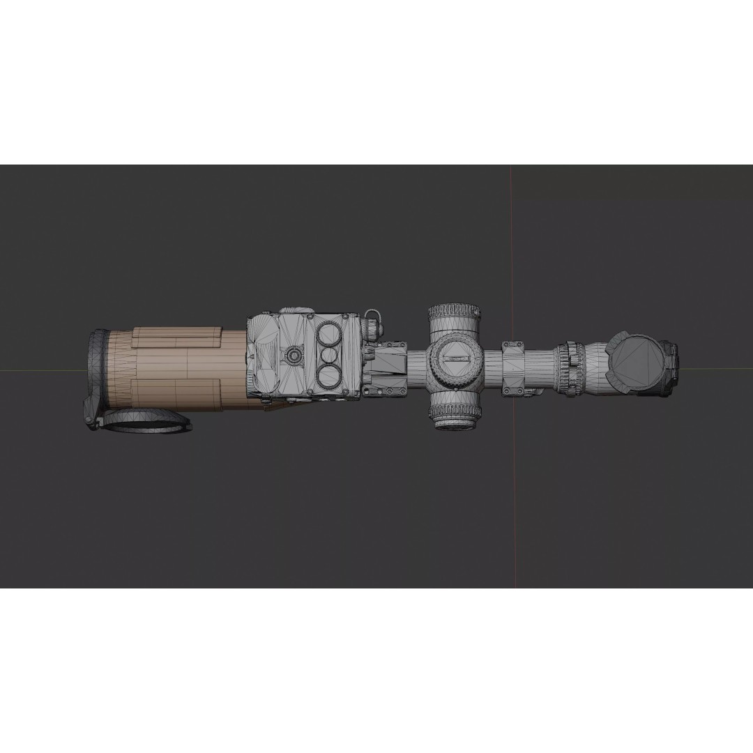 Vortex Razor HD Gen III 3D Model – Low Poly PBR Optic Mounts - View 53