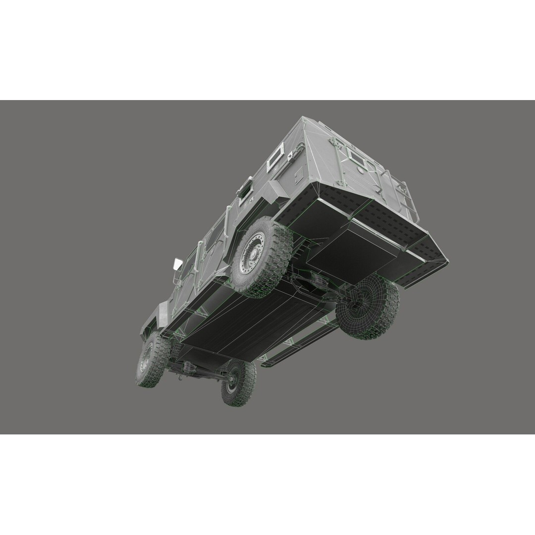 Senator ERV 3D Model – Low Poly Emergency Response Vehicle, FBX, OBJ - View 13