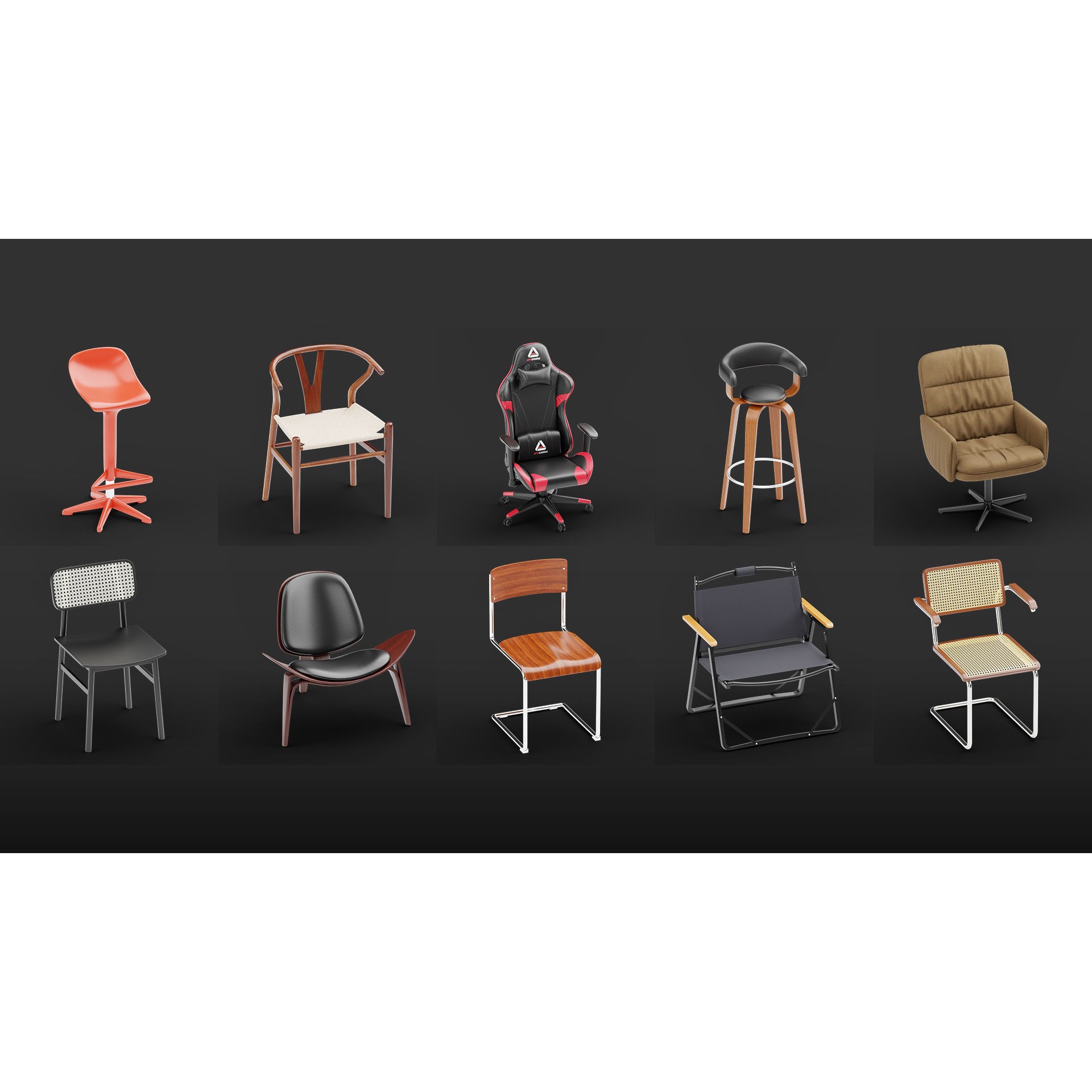 Mega Pack 10,000 Furniture Models - PBR Game-Ready 3D Model - View 31