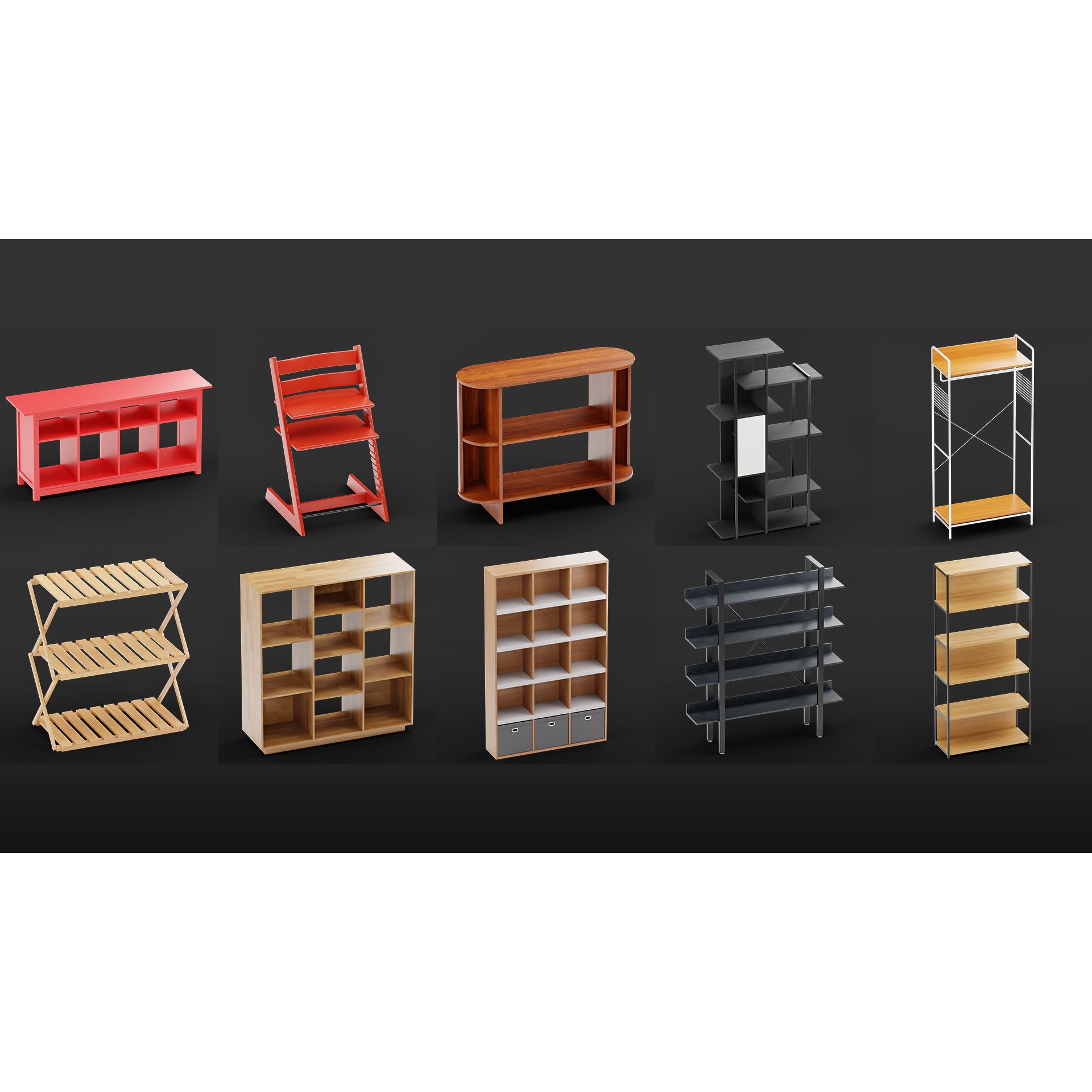 Mega Pack 10,000 Furniture Models - PBR Game-Ready 3D Model - View 38