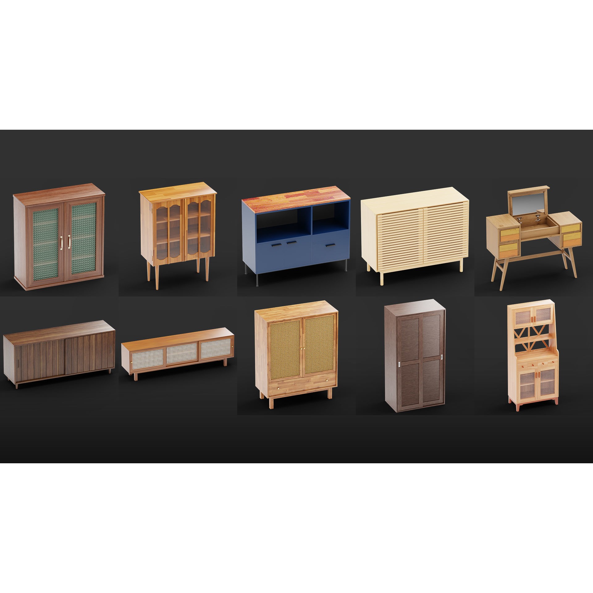 Mega Pack 10,000 Furniture Models - PBR Game-Ready 3D Model - View 39