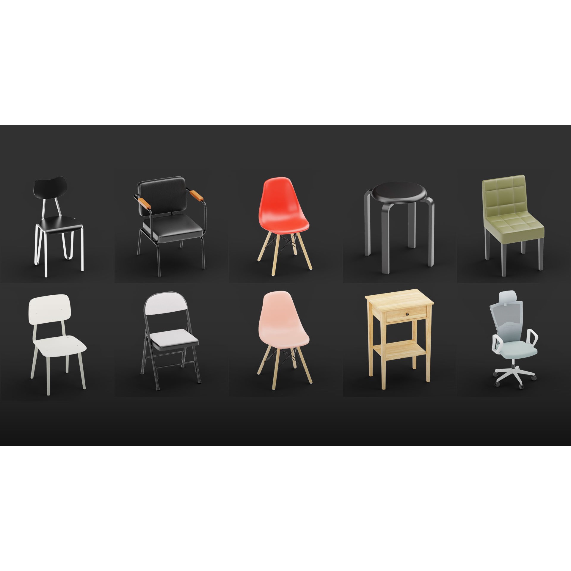 Mega Pack 10,000 Furniture Models - PBR Game-Ready 3D Model - View 44