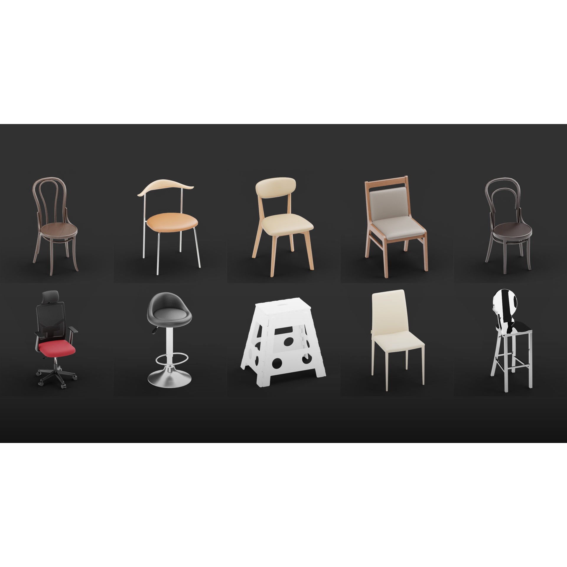 Mega Pack 10,000 Furniture Models - PBR Game-Ready 3D Model - View 46