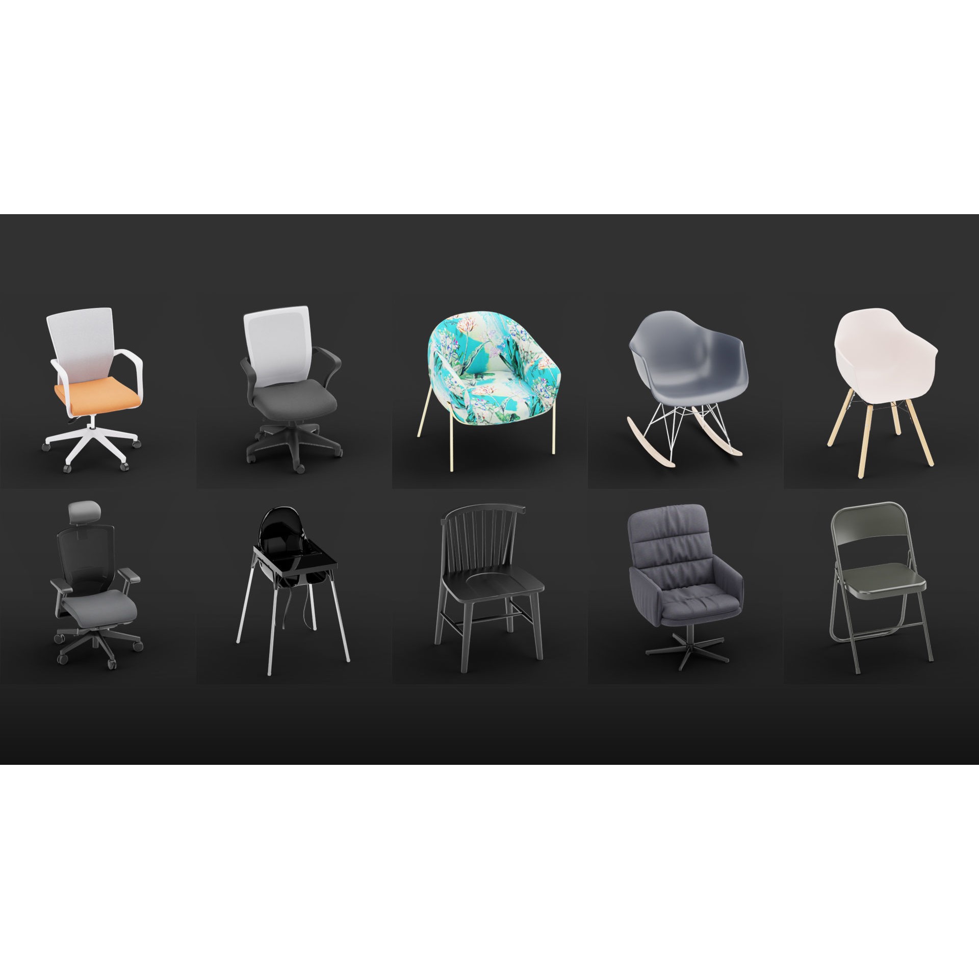Mega Pack 10,000 Furniture Models - PBR Game-Ready 3D Model - View 51