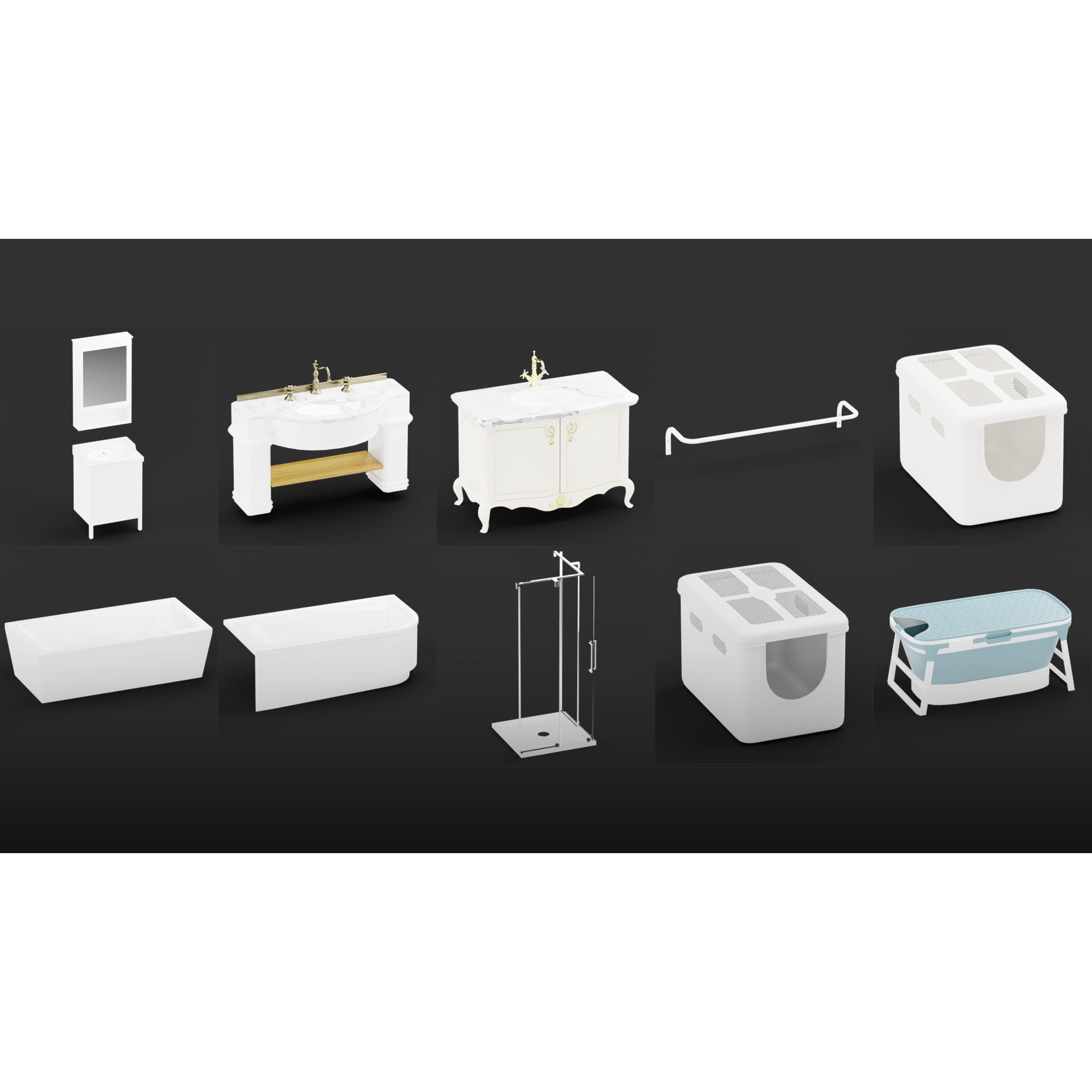 Mega Pack 10,000 Furniture Models - PBR Game-Ready 3D Model - View 55