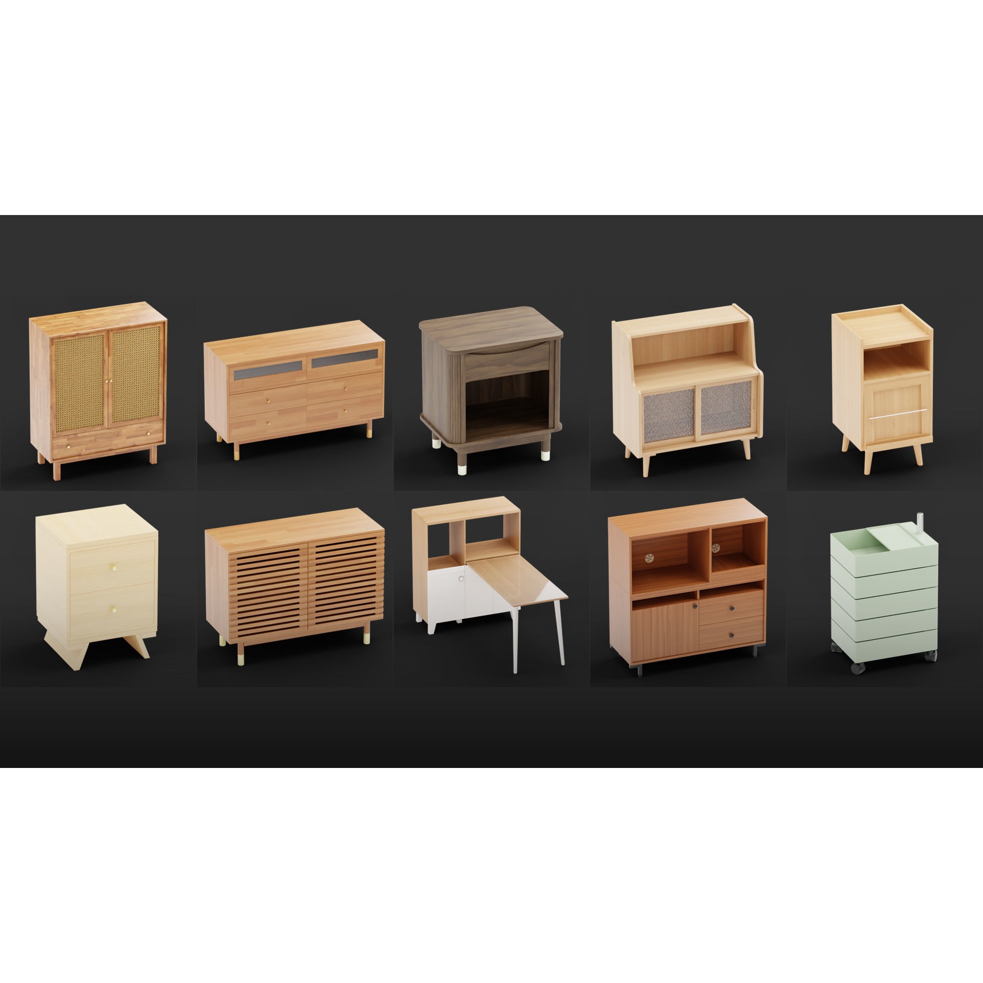 Mega Pack 10,000 Furniture Models - PBR Game-Ready 3D Model - View 65