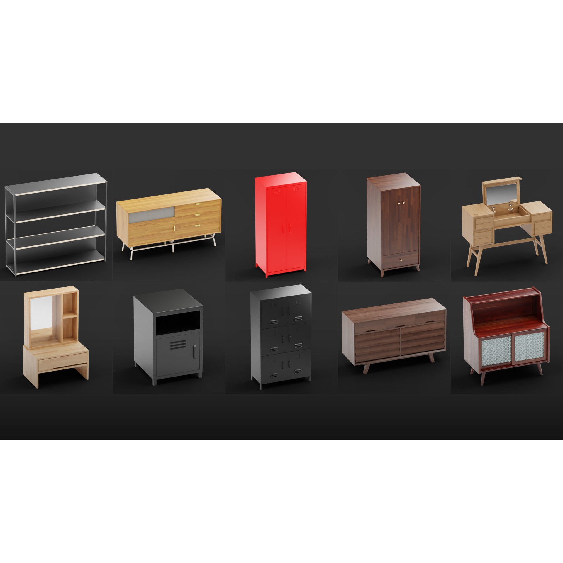 Mega Pack 10,000 Furniture Models - PBR Game-Ready 3D Model - View 66