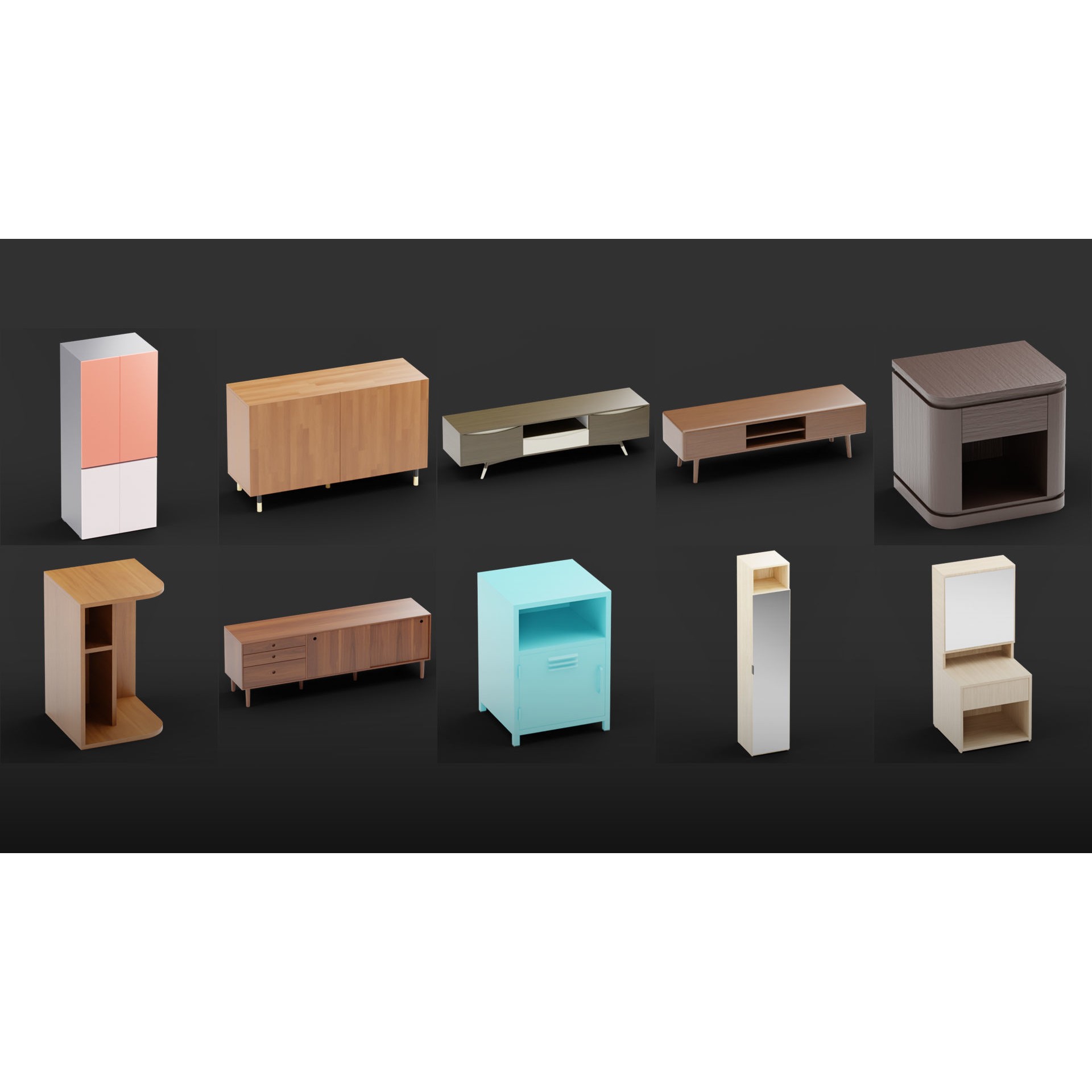 Mega Pack 10,000 Furniture Models - PBR Game-Ready 3D Model - View 67