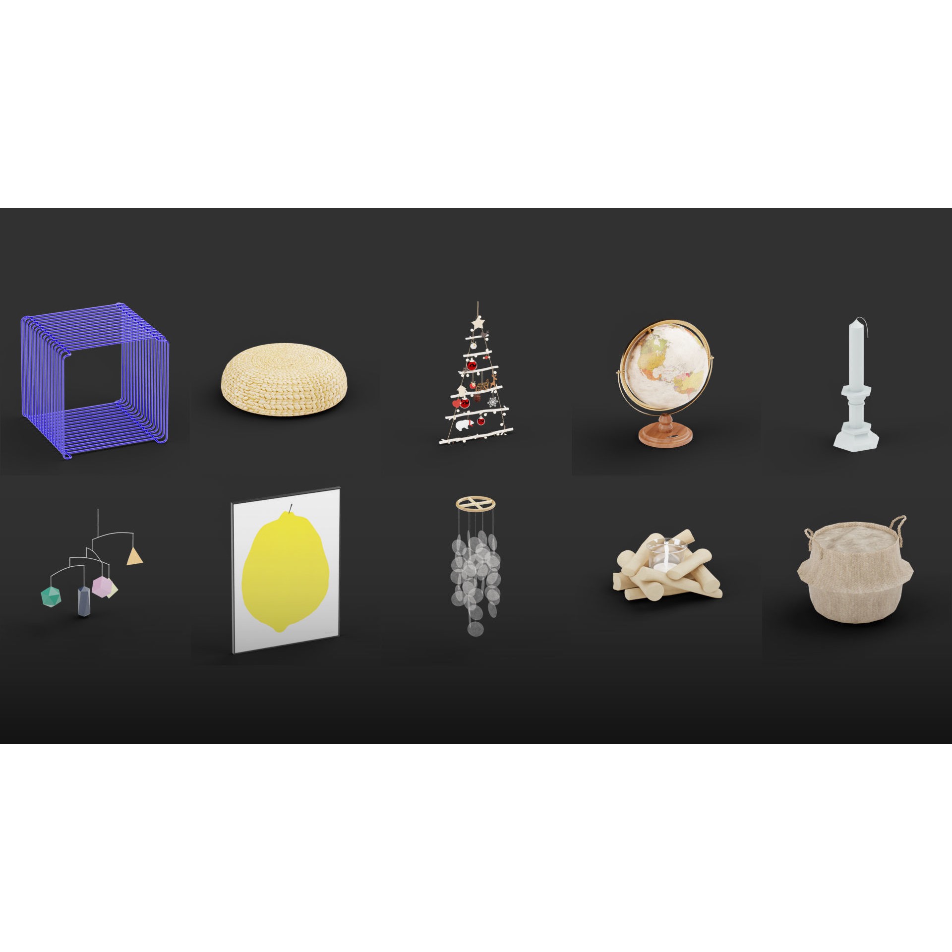 Mega Pack 10,000 Furniture Models - PBR Game-Ready 3D Model - View 7