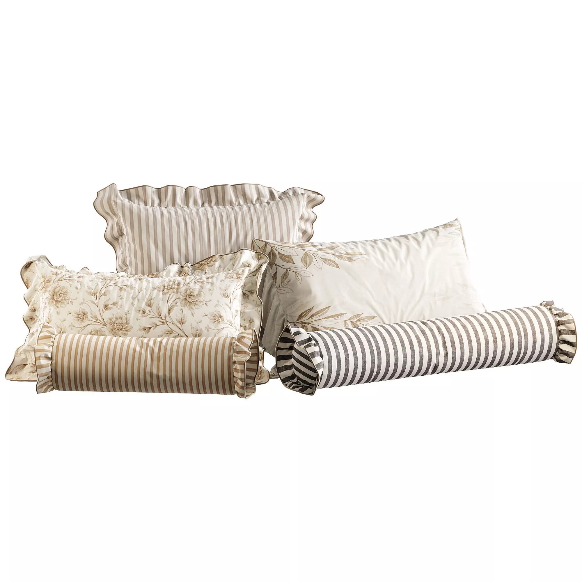 Decorative Pillow Set - Game-Ready 3D Model - View 4