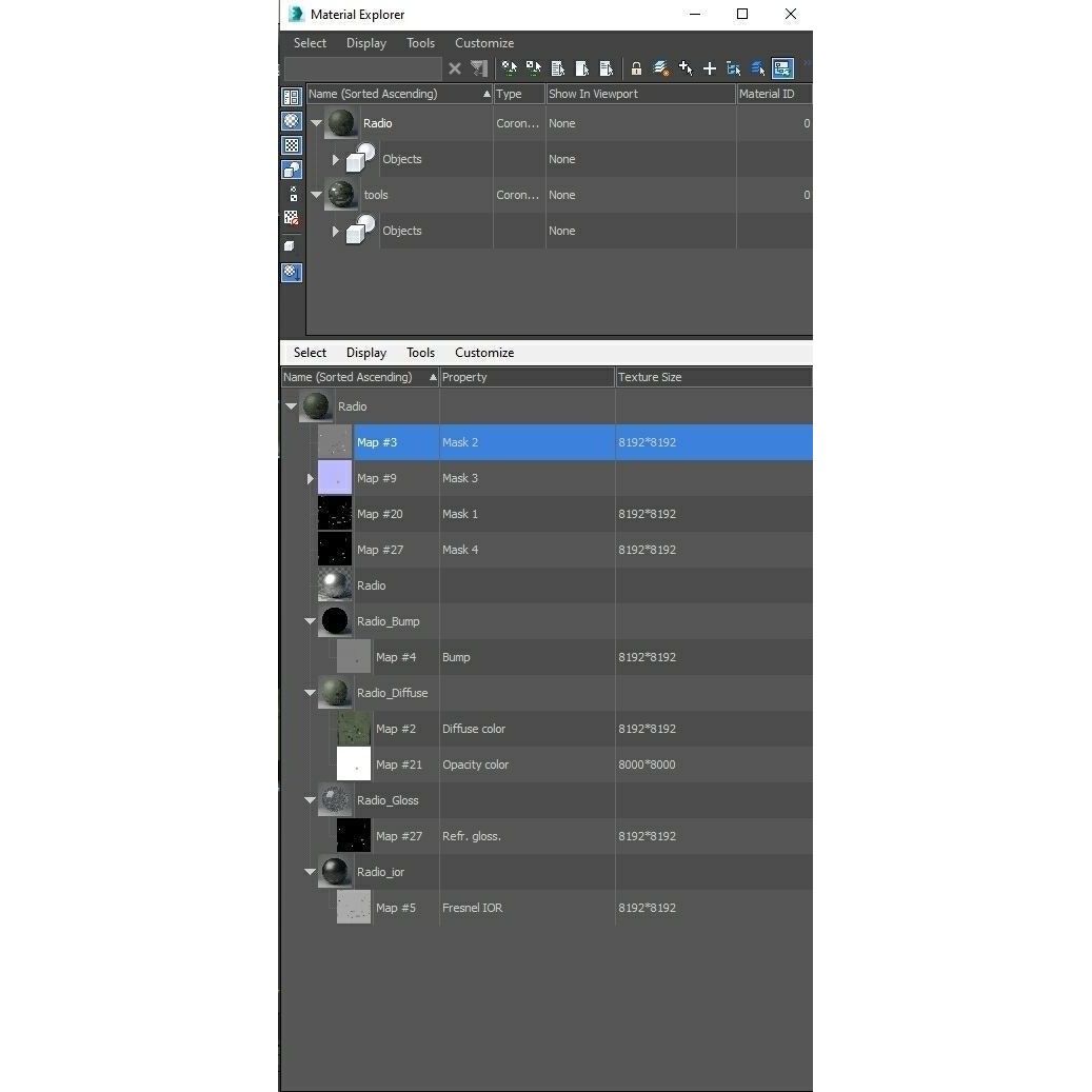 Radio System AN/VRC-47 3D Model – Realistic Military Radio Asset, FBX