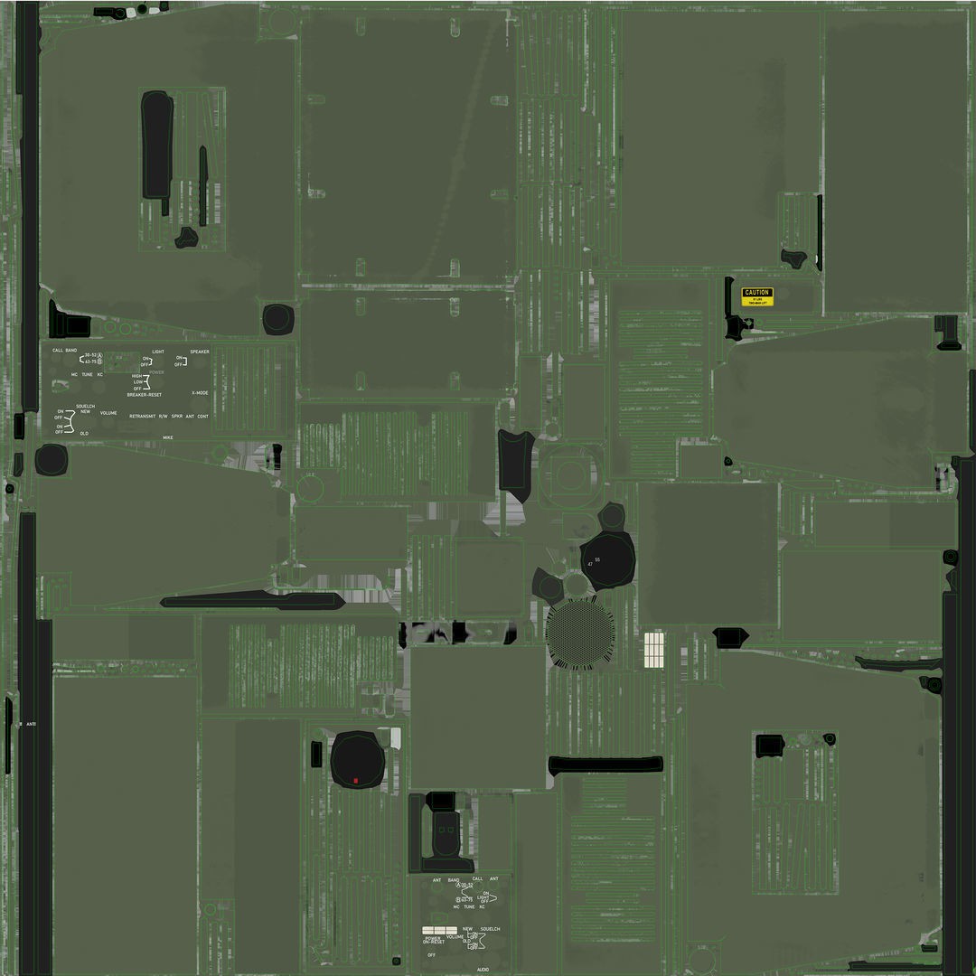 Radio System AN/VRC-47 3D Model – Realistic Military Radio Asset, FBX - View 16