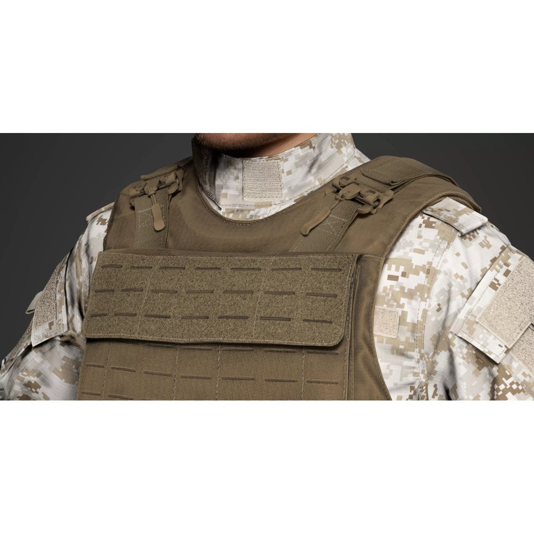 Universal Armor Plate Carrier 3D Model – Low Poly PBR Asset for Unreal Engine - View 8