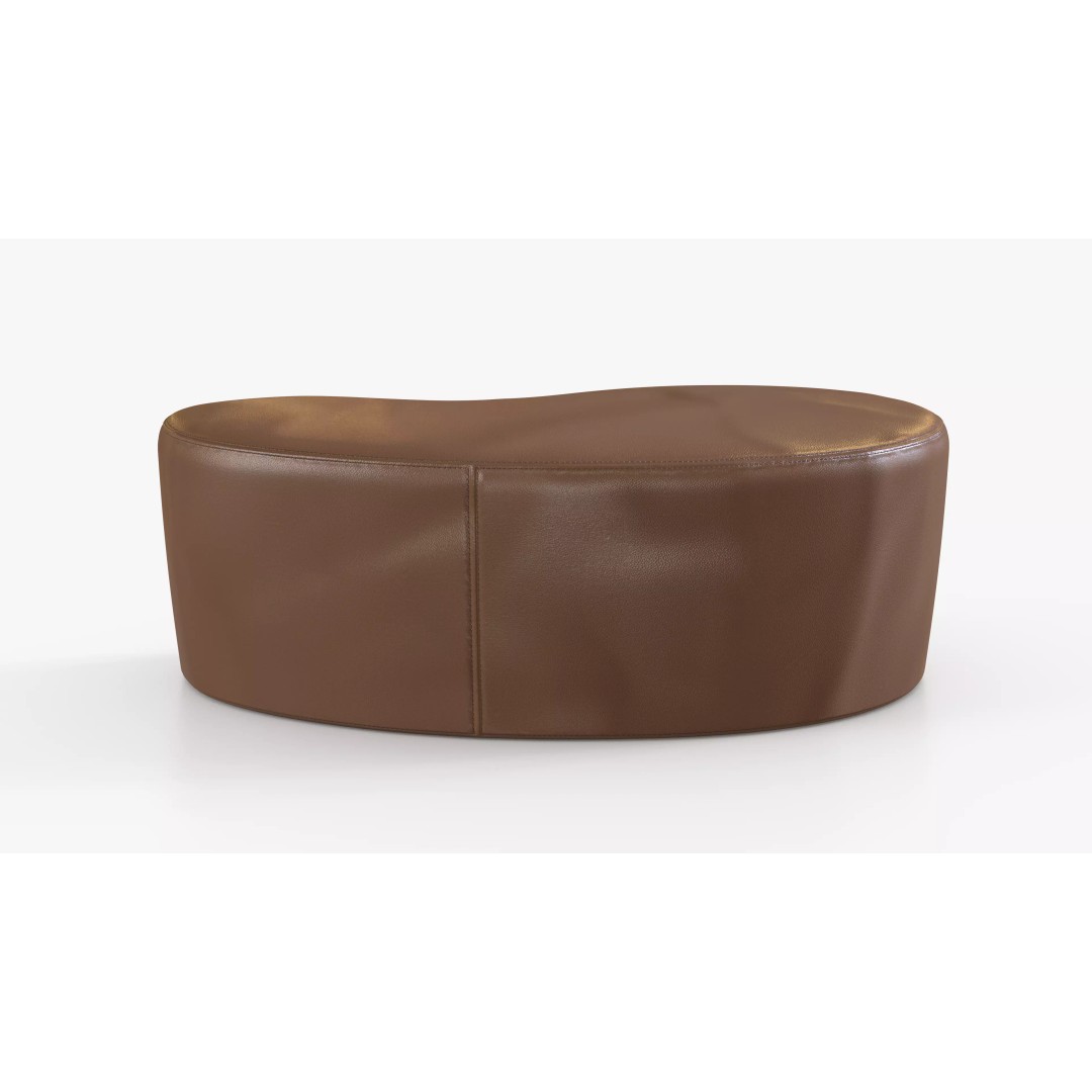 Ottoman Leather Big 3D Model – Low Poly PBR Furniture Asset, FBX - View 7
