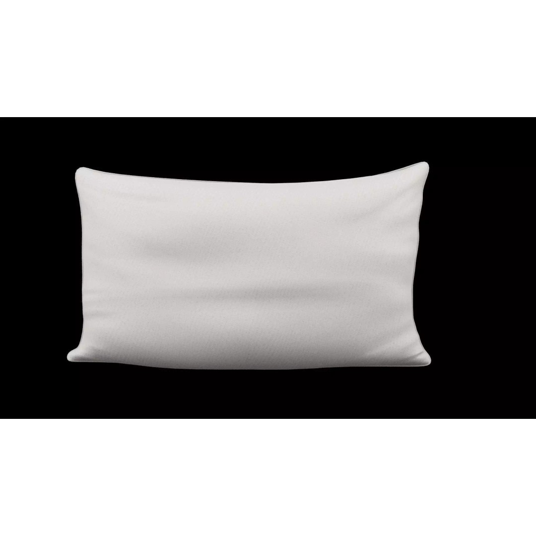 Bedroom Pillow 3D Model – Low Poly Furniture Asset, FBX, PBR - View 2