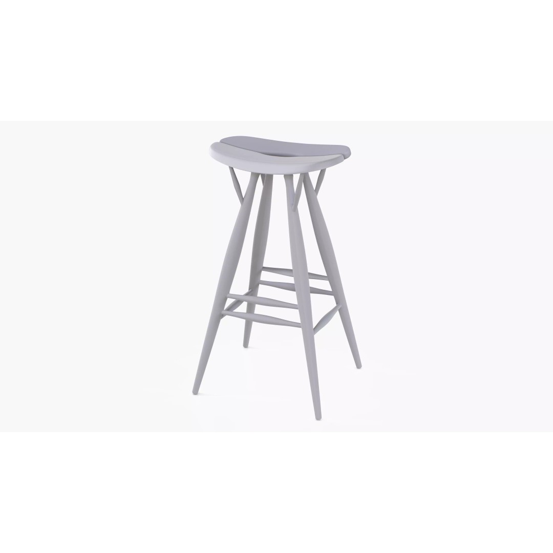 Artek Pirkka Bar Stool 3D Model – Low Poly PBR Furniture Asset, FBX - View 11