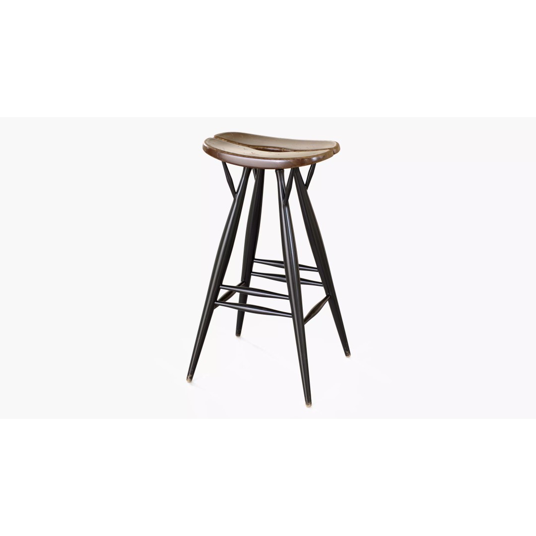 Artek Pirkka Bar Stool 3D Model – Low Poly PBR Furniture Asset, FBX - View 2