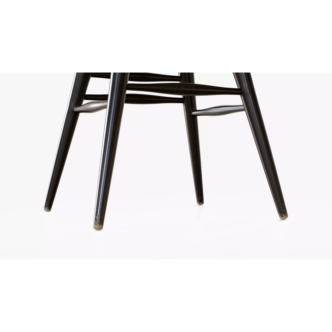 Artek Pirkka Bar Stool 3D Model – Low Poly PBR Furniture Asset, FBX - View 8