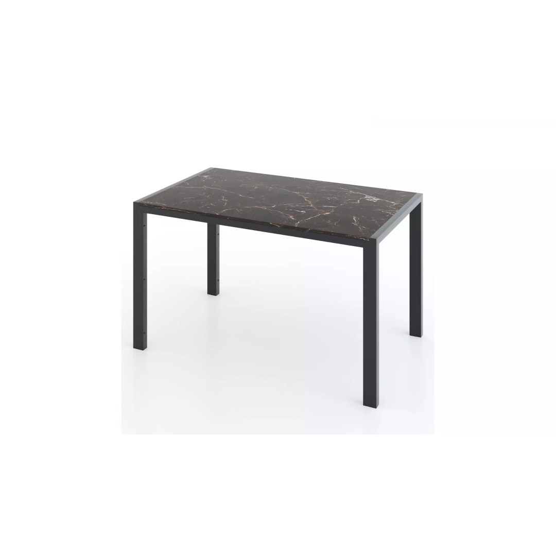 Dining Room Table Set 3D Model – Modern Low-Poly Furniture, FBX - View 5