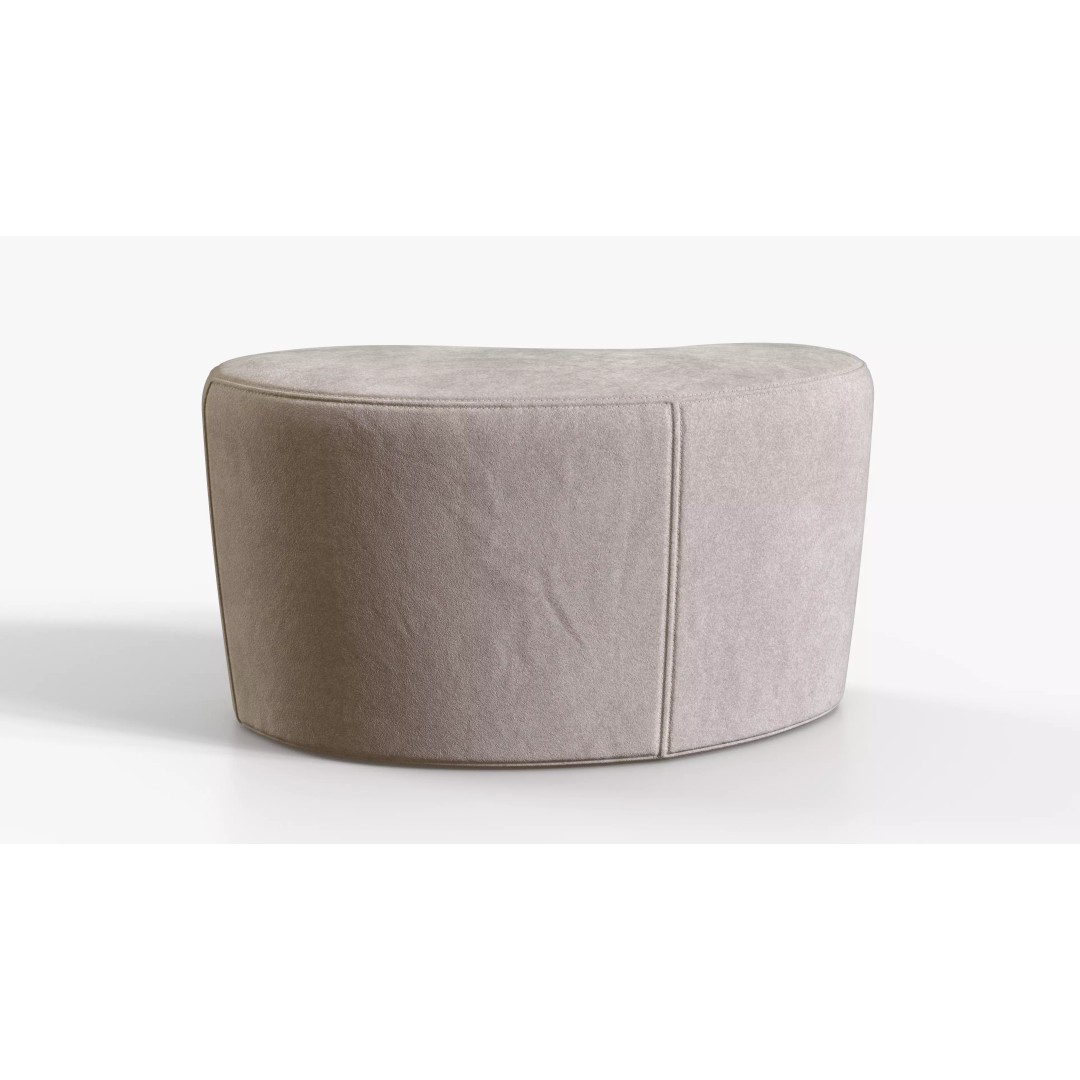 Ottoman 3D Model – Low Poly Fabric Seating Asset, FBX - View 6