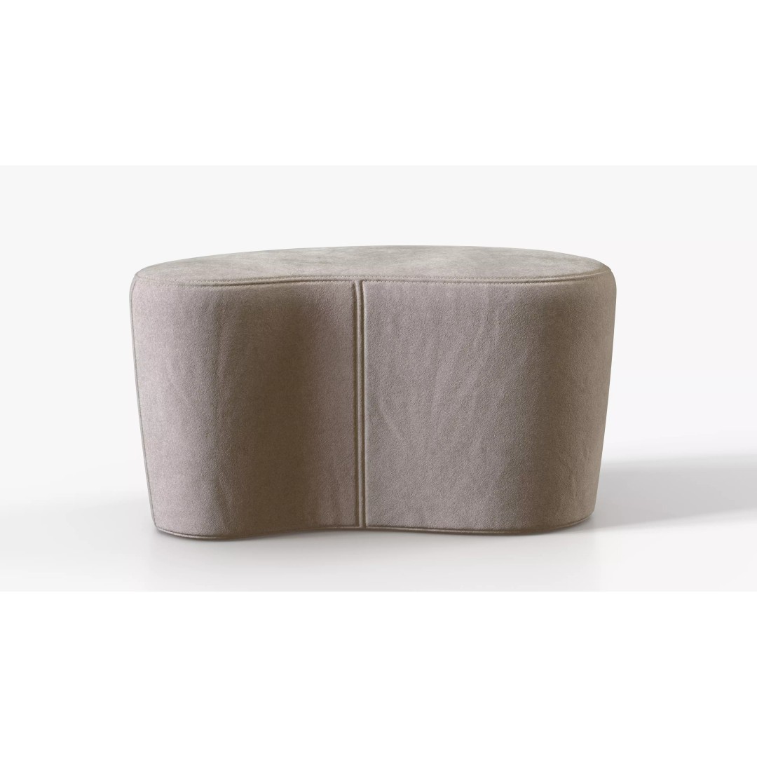 Ottoman 3D Model – Low Poly Fabric Seating Asset, FBX - View 7