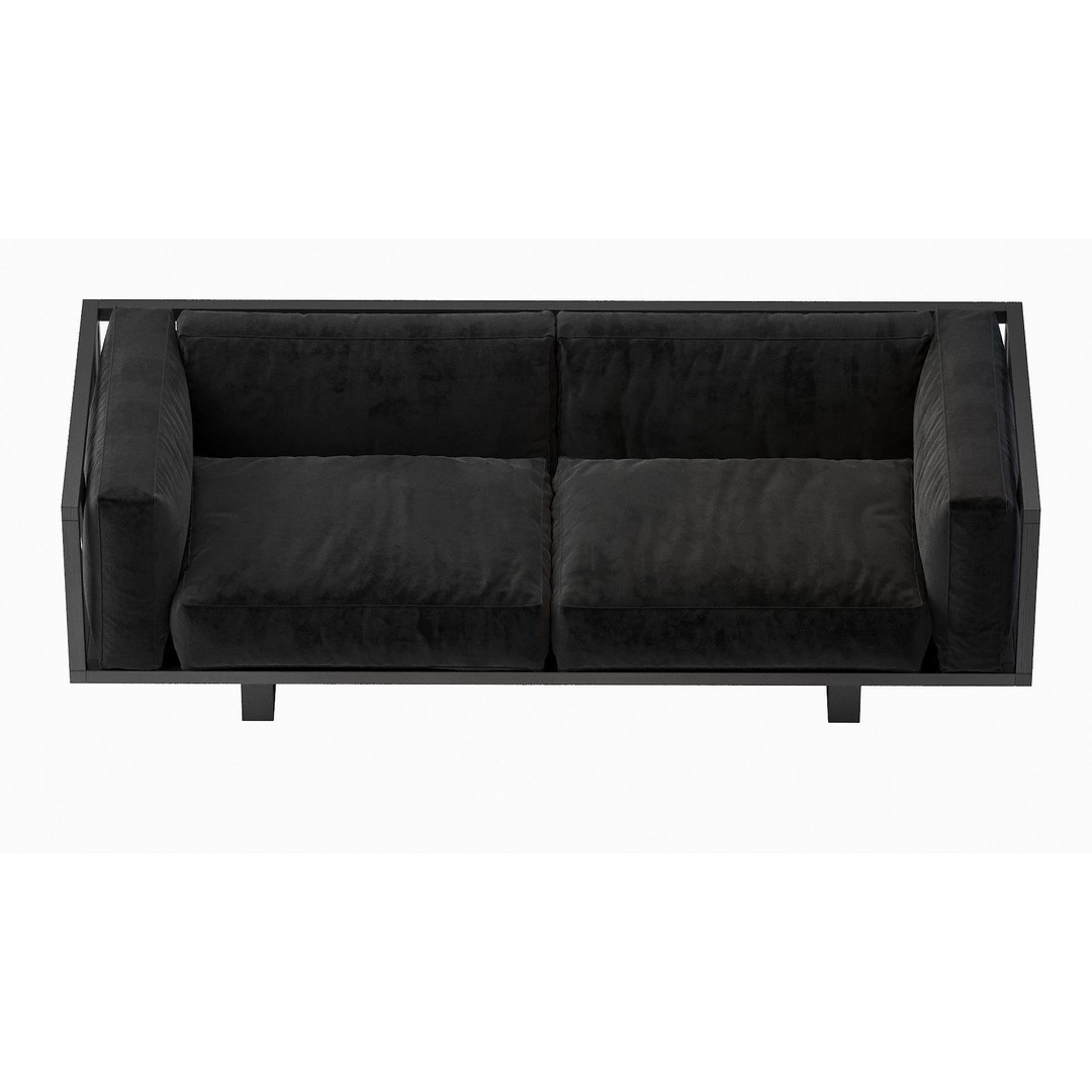 Ej555 Frame Sofa 3D Model – Modern Design, PBR Textures, OBJ/FBX - View 15