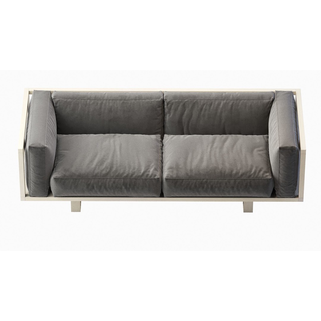 Ej555 Frame Sofa 3D Model – Modern Design, PBR Textures, OBJ/FBX - View 8