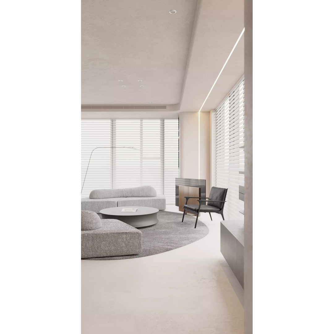 Modern Living Room 3D Model – Photo Realistic Interior Asset, FBX & OBJ - View 5