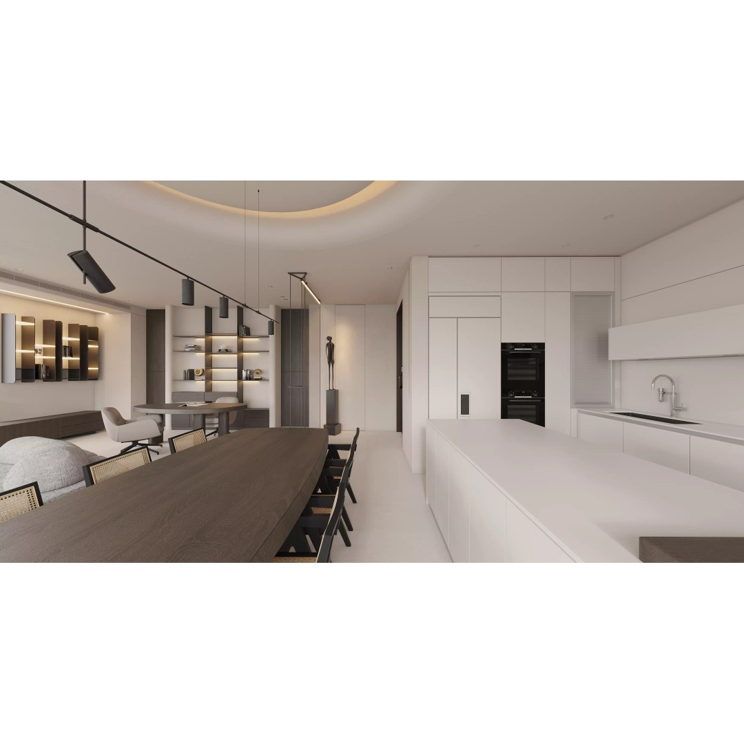 Modern Living Room 3D Model – Photo Realistic Interior Asset, FBX & OBJ - View 7