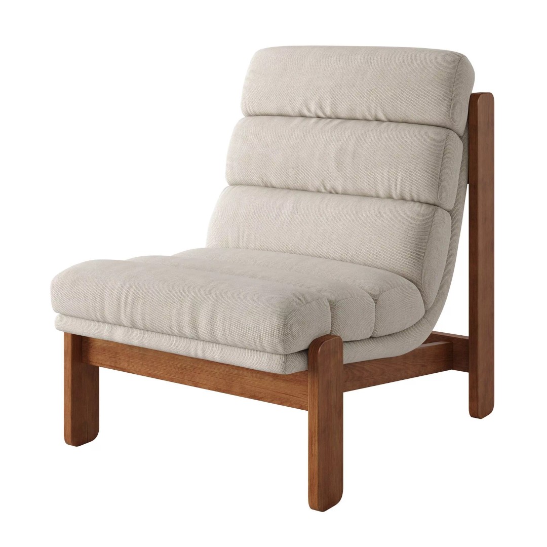 Philippe Accent Chair 3D Model – High-Quality Armchair for Interior Design - View 4