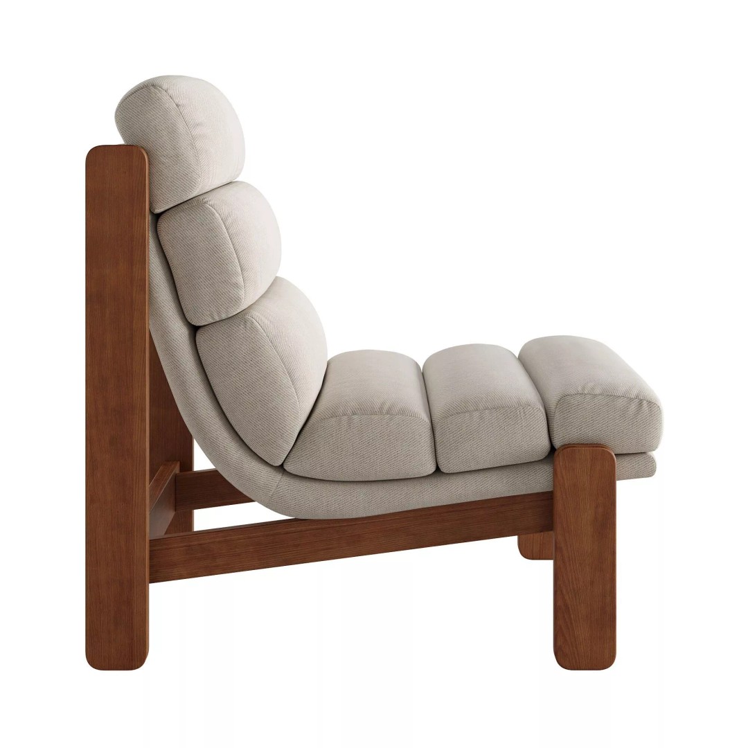 Philippe Accent Chair 3D Model – High-Quality Armchair for Interior Design - View 6