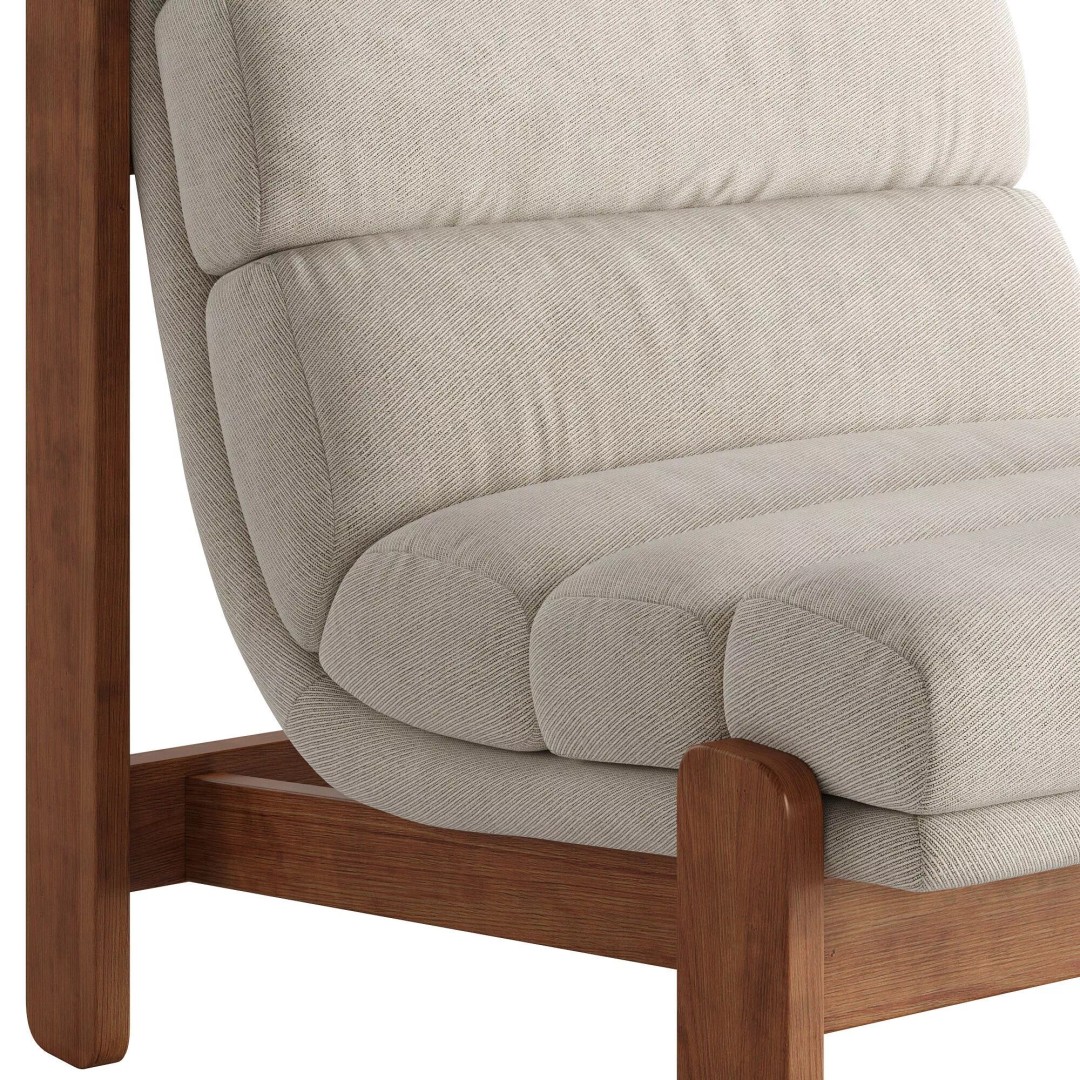 Philippe Accent Chair 3D Model – High-Quality Armchair for Interior Design - View 9