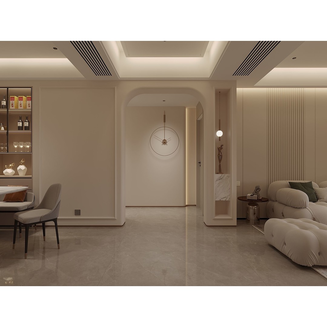 Modern House 3D Model – Low Poly Interior Design Asset, FBX - View 5