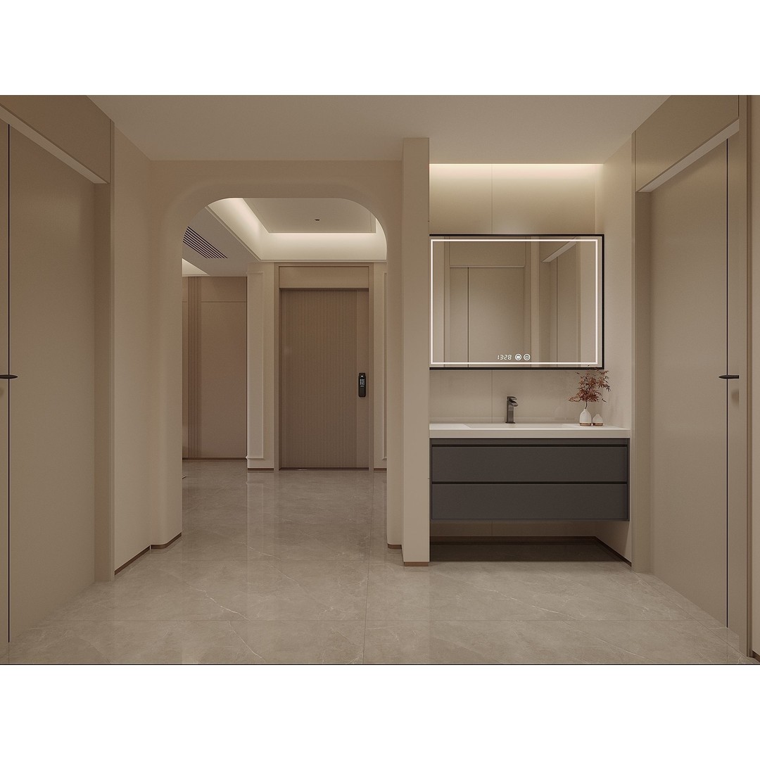 Modern House 3D Model – Low Poly Interior Design Asset, FBX - View 7