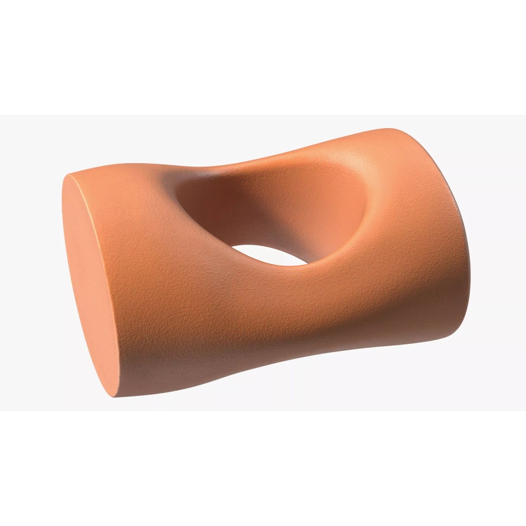 Sculptural Atoll Side Table 3D Model – Modern Designer Table, FBX - View 5