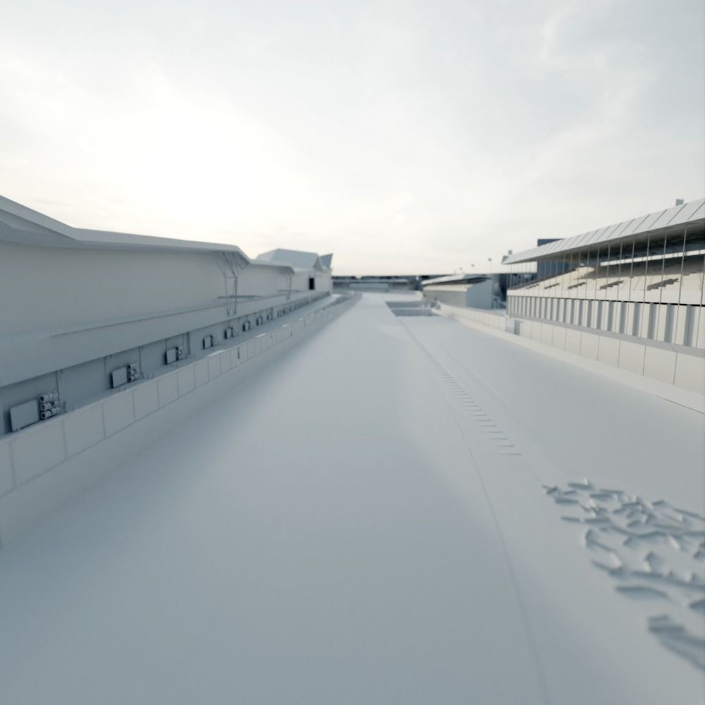 Silverstone Circuit - Low-Poly Game-Ready 3D Model - View 10