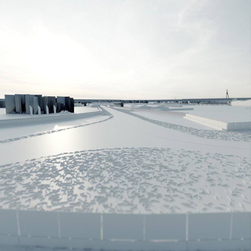 Silverstone Circuit - Low-Poly Game-Ready 3D Model - View 11